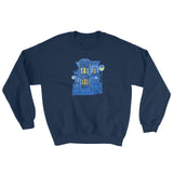 Blue Victorian San Francisco Sweatshirt by Nathalie Fabri + House Of HaHa Best Cool Funniest Funny Gifts