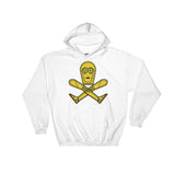 Droid Skull Crossbones Star Wars Pirate Rebels C3PO Parody Heavy Hooded Hoodie Sweatshirt - House Of HaHa