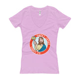 Sweet Jesus Candy Company Women's V-Neck T-shirt - House Of HaHa