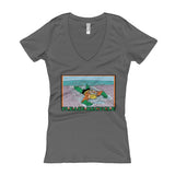 Please Recycle Women's V-Neck Aquaman Parody T-Shirt - House Of HaHa