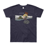 April in New York TMNT Are You a Ninja? Sewer Turtle Youth Short Sleeve T-Shirt - Made in USA + House Of HaHa Best Cool Funniest Funny Gifts