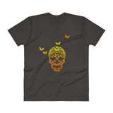 Butterfly Skull Mens' V-Neck T-Shirt - House Of HaHa