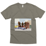 Weenie Roast Men's Short Sleeve V-Neck T-Shirt - House Of HaHa