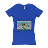 Please Recycle Women's V-Neck Aquaman Parody T-Shirt - House Of HaHa