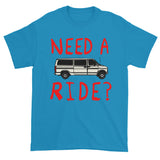 Need A Ride Creepy Candy Van T-Shirt + House Of HaHa Best Cool Funniest Funny Gifts