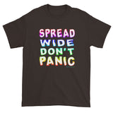 Spread Wide Don't Panic Men's Short Sleeve T-Shirt + House Of HaHa Best Cool Funniest Funny Gifts