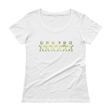 I'm with Stupid Ladies' Scoopneck T-Shirt + House Of HaHa Best Cool Funniest Funny Gifts