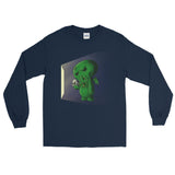 Midnight Snack Chibi Cthulhu Men's Long Sleeve T-Shirt + House Of HaHa Best Cool Funniest Funny Gifts