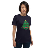 Funny Christmas Tree Unisex T-Shirt + House Of HaHa Best Cool Funniest Funny Gifts