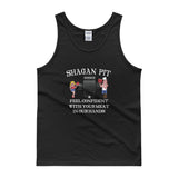 Shagan Pit Feel Confident with Your Meat in our Hands Men's Tank Top + House Of HaHa Best Cool Funniest Funny Gifts