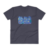 My Three Loves San Francisco V-Neck T-Shirt by Nathalie Fabri + House Of HaHa Best Cool Funniest Funny Gifts
