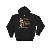 Barbrabarian Heavy Hooded Hoodie Sweatshirt + House Of HaHa Best Cool Funniest Funny Gifts