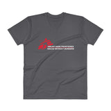 Ninjas without Borders Martial Arts Ninjutsu Fighter Men's V-Neck T-Shirt + House Of HaHa Best Cool Funniest Funny Gifts