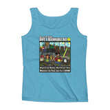 Have A Reasonable Day Camping Across America Ladies' Tank by Aaron Gardy + House Of HaHa Best Cool Funniest Funny Gifts