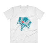 R2-D20 Star Wars Twenty Sided Gaming Die Men's V-Neck T-Shirt + House Of HaHa Best Cool Funniest Funny Gifts