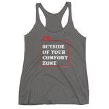 I'm Outside of Your Comfort Zone Non Conformist Women's Tank Top + House Of HaHa Best Cool Funniest Funny Gifts