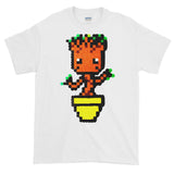 Baby Groot Perler Art Short-Sleeve T-Shirt by Aubrey Silva + House Of HaHa Best Cool Funniest Funny Gifts