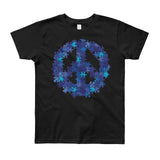 Puzzle Peace Sign Autism Spectrum Asperger Awareness Youth Short Sleeve T-Shirt - Made in USA + House Of HaHa Best Cool Funniest Funny Gifts