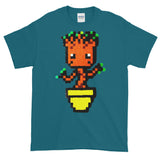 Baby Groot Perler Art Short-Sleeve T-Shirt by Aubrey Silva + House Of HaHa Best Cool Funniest Funny Gifts