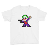 Joker Perler Art Youth Short Sleeve T-Shirt by Silva Linings + House Of HaHa Best Cool Funniest Funny Gifts