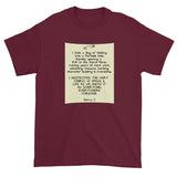 Bag of Holding Portable Hole Gamer Shaming Apology Men's Short Sleeve T-Shirt + House Of HaHa Best Cool Funniest Funny Gifts