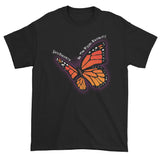 Be the Bigger Butterfly Shit Happens Good Advice Kindness Men's Short Sleeve T-Shirt + House Of HaHa Best Cool Funniest Funny Gifts