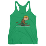 Why's Everybody Always Picking On Me? Aquaman Charlie Brown Mash-Up Women's Tank Top - House Of HaHa
