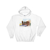 Weenie Roast Men's Heavy Hooded Hoodie Sweatshirt - House Of HaHa