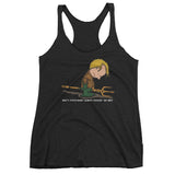Why's Everybody Always Picking On Me? Aquaman Charlie Brown Mash-Up Women's Tank Top - House Of HaHa