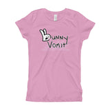 Bunny Vomit Log Girl's Princess T-Shirt - House Of HaHa
