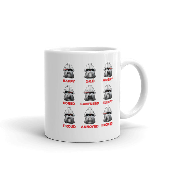 Moods Cylon Emotion Chart Mashup Parody Mug + House Of HaHa Best Cool Funniest Funny Gifts