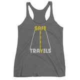 Safe Travels Vacation Road Trip Highway Driving Women's Tank Top + House Of HaHa Best Cool Funniest Funny Gifts