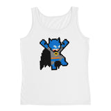Batman Perler Art Ladies' Tank Top by Silva Linings + House Of HaHa Best Cool Funniest Funny Gifts
