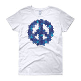 Puzzle Peace Sign Autism Spectrum Asperger Awareness Women's short sleeve t-shirt + House Of HaHa Best Cool Funniest Funny Gifts