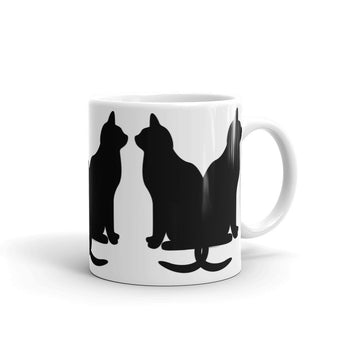 Black Cats Lucky Coffee Mug + House Of HaHa Best Cool Funniest Funny Gifts
