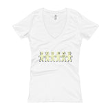I'm with Stupid  Women's V-Neck T-shirt + House Of HaHa Best Cool Funniest Funny Gifts