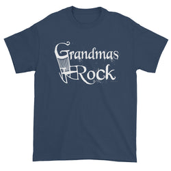 Grandmas Rock Cool Rocking Chair No. 1 Best Grandma Short Sleeve T-Shirt by Melody Gardy + House Of HaHa Best Cool Funniest Funny Gifts