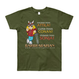 Barbrabarian Youth Short Sleeve T-Shirt + House Of HaHa Best Cool Funniest Funny Gifts