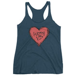 Happy VD Valentines Day Heart STD Holiday Humor Women's Tank Top + House Of HaHa Best Cool Funniest Funny Gifts