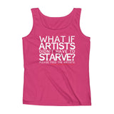 Starving Artist What If Artists Didn't Have to Starve Ladies' Tank Top + House Of HaHa Best Cool Funniest Funny Gifts