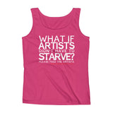 Starving Artist What If Artists Didn't Have to Starve Ladies' Tank Top + House Of HaHa Best Cool Funniest Funny Gifts