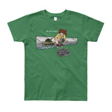 April in New York TMNT Are You a Ninja? Sewer Turtle Youth Short Sleeve T-Shirt - Made in USA + House Of HaHa Best Cool Funniest Funny Gifts