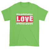 Unconditional Love Unexclusive Unisex Family Unity Peace T-shirt + House Of HaHa Best Cool Funniest Funny Gifts