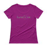 BaseLine Lithium Bipolar Awareness Ladies' Scoopneck T-Shirt + House Of HaHa Best Cool Funniest Funny Gifts