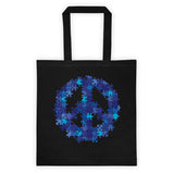 Puzzle Peace Sign Autism Spectrum Asperger Awareness Double Sided Print Tote Bag + House Of HaHa Best Cool Funniest Funny Gifts