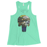 I'd Rather Be Punishing Women's Flowy Racerback Punisher Fishing Tank Top + House Of HaHa Best Cool Funniest Funny Gifts