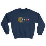 PAC-MOON Death Star Pac-Man Mashup Sweatshirt by Aaron Gardy + House Of HaHa Best Cool Funniest Funny Gifts