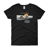 April in New York TMNT Parody Are You a Ninja? Sewer Turtle Women's Short Sleeve T-shirt + House Of HaHa Best Cool Funniest Funny Gifts