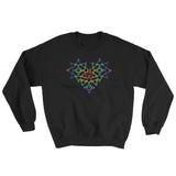 Rainbow Female Gender Venus Symbol Heart Love Unity Sweatshirt + House Of HaHa Best Cool Funniest Funny Gifts