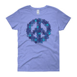 Puzzle Peace Sign Autism Spectrum Asperger Awareness Women's short sleeve t-shirt + House Of HaHa Best Cool Funniest Funny Gifts